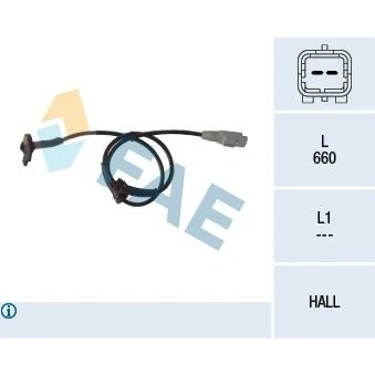 Bilde av Sensor, hjulturtall, Framaksel, citroën,peugeot, 4545.E7, 96.552.700, 96.552.700.80