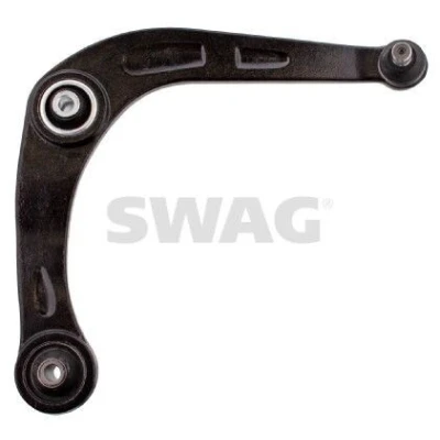Bilde av SWAG 62 73 0024 Bærebru med lager framaksel høyre, nede Casterstag Stålstøpegods PEUGEOT: 206 Hatchback, SW