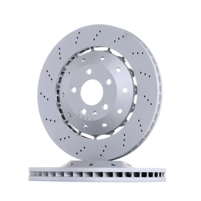 Bilde av ZIMMERMANN FORMULA Z COAT 100.3365.70 Bremseskiver 365 34 6/5 5 112 ventilert, hullet, todelt bremseskive belagt legert / høykull AUDI: A4 B8 Avant