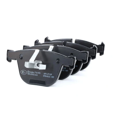 Bilde av BREMBO P 06 053 Bremseklosser klargjort for slitasjeindikator med kolbleklips uten tilbehør BMW: 7, 5 GT