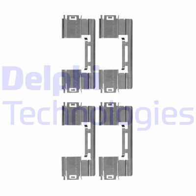 Bilde av DELPHI LX0551 Tibehørsett, skivebremse belegg OPEL: Astra J Sports Tourer, Mokka / X, Antara
