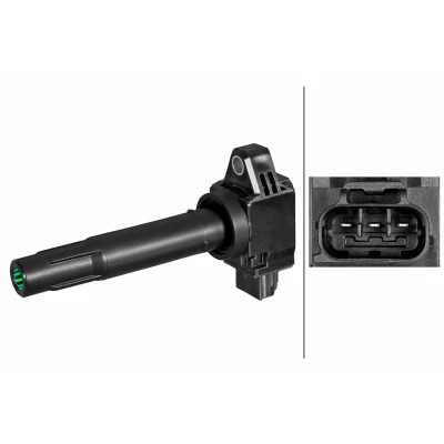Bilde av HELLA 5DA 358 290 191 Tennspole 3 polet Tennpluggrom coil SUZUKI: SX4 II S Cross, Vitara IV SUV