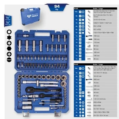 Bilde av KS TOOLS BT023094 Pipesett 94 1/4, 1/2