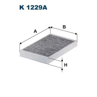 Bilde av FILTRON K 1229A Kupéfilter Karbonfilter 253 154 31