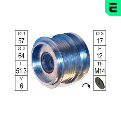 Bilde av ERA ZN5559 Frihjul Dynamo CHRYSLER: VOYAGER 4