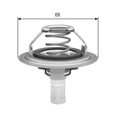 Bilde av GATES TH23080G1 Termostat 80 med tetning uten kapsling