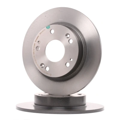 Bilde av BREMBO COATED DISC LINE 08.A147.11 Bremseskiver 260 9 5 fullt ut belagt med skruer HONDA: CIVIC 8 Hatchback,