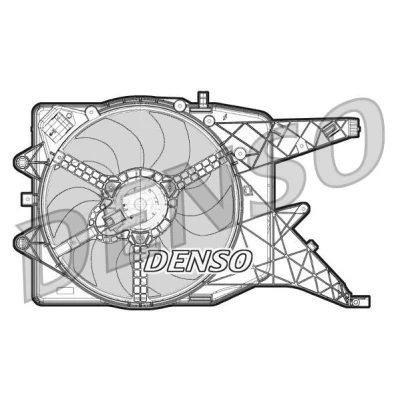 Bilde av DENSO DER20011 Kjølevifte 405 12 500
