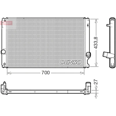 Bilde av Radiator DENSO DRM51019