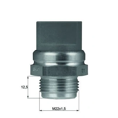 Bilde av MAHLE ORIGINAL TSW 9D Temperaturbryter, radiator ventilator M22x1.5 med tetning AUDI: 100 C4 Avant, 80 B4 Coupe B3