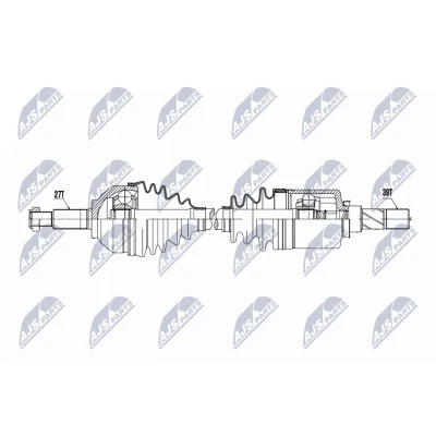 Bilde av Drivaksel, Framaksel venstre Nty NPW RE 220 nissan, opel, renault OE 3910100QOA, 4418900, 4430546