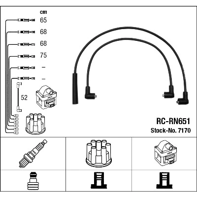 Bilde av NGK 7170 Pluggledninger 5