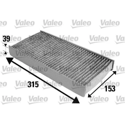 Bilde av VALEO CLIMFILTER PROTECT 698884 Kupéfilter Karbonfilter 315 153 39 PEUGEOT: 407 SW, Sedan, CITROËN: C5 II Stasjonsvogn, Hatchback, C6 Sedan