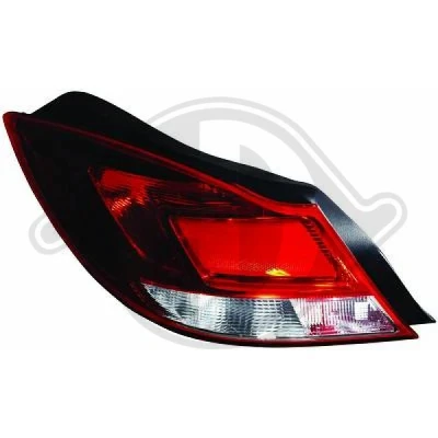Bilde av DIEDERICHS Baklykter venstre uten pæreholder 1826291 OPEL: Insignia A Hatchback