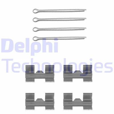 Bilde av DELPHI LX0032 Tibehørsett, skivebremse belegg IVECO: DAILY 1 Kasten/Kombi, FORD: Transit Mk2 Minibuss