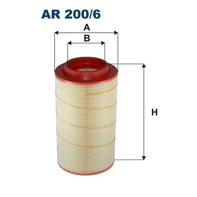 Bilde av FILTRON AR 200/6 Luftfilter 403 220 Filterinnsats