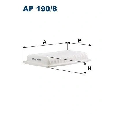 Bilde av FILTRON AP 190/8 Luftfilter 44 166 265 Filterinnsats SUZUKI: SWIFT 4, OPEL: Agila B