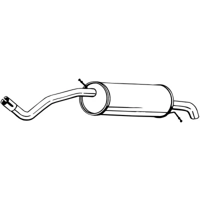 Bilde av sluttlyddemper, skoda fabia combi ii, 6R9253609, 6R9253609E