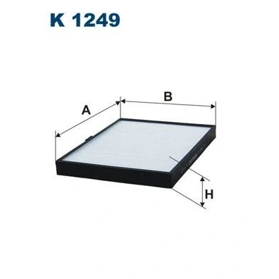 Bilde av FILTRON K 1249 Kupéfilter Partikkelfilter 260 201 25 HYUNDAI: Elantra IV Sedan, III Sedan