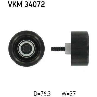 Bilde av SKF VKM 34072 Styrerulle med festemateriell FORD: Transit Mk5 Van, Flatvogn lastebil/Chassis