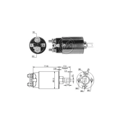 Bilde av Magnetbryter, starter, nissan, 1757 24 760, M001T50471, M002T10171, M002T20181, M002T20181A, M002T20182, M002T20281, M002T23181, M002T50