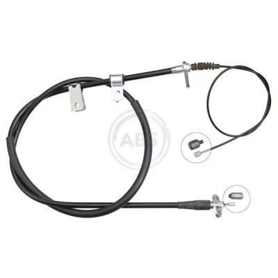 Bilde av A.B.S. K13936 Bremsekabel 2250 Trommelbrems for høyre/venstre ratt NISSAN: Navara Pick up, NP300 up