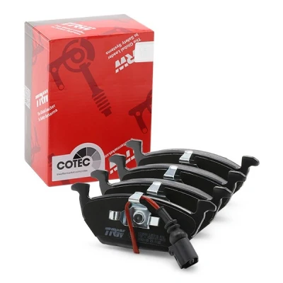 Bilde av TRW COTEC GDB2108 Bremseklosser inkl. slitasjevarselkontakt VOLKSWAGEN: Golf 5, Caddy 3, Polo IV Hatchback, SKODA: Octavia 2 Combi, 1 Combi
