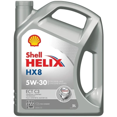 Bilde av Shell Helix HX8 ECT C3 5W 30 5l Motorolje 550046394 BMW: 5 Touring, 3 2 Active Tourer, MERCEDES BENZ: E Klasse T modell, Sedan