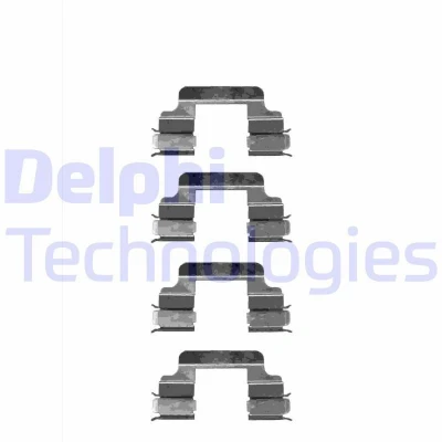 Bilde av DELPHI LX0334 Tibehørsett, skivebremse belegg MERCEDES BENZ: C Klasse T modell, Sedan, Coupé, CITROËN: C5 II Hatchback