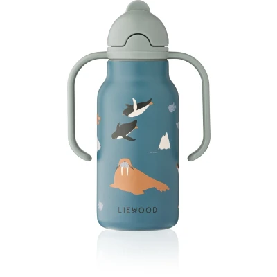 Bilde av Liewood Kimmie Bottle 250 ML Unisex Drikkeflaske till barn, Størrelse: One Size, Ocean view
