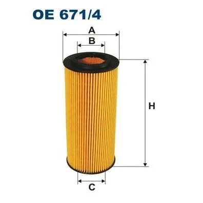 Bilde av FILTRON OE 671/4 Oljefilter Filterinnsats AUDI: A6 C6 Avant, A4 B8 B7 PORSCHE: Cayenne, Panamera, VOLKSWAGEN: Touareg II