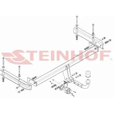 Bilde av Tilhengerfeste, standard audi a6 allroad c6 (4fh),