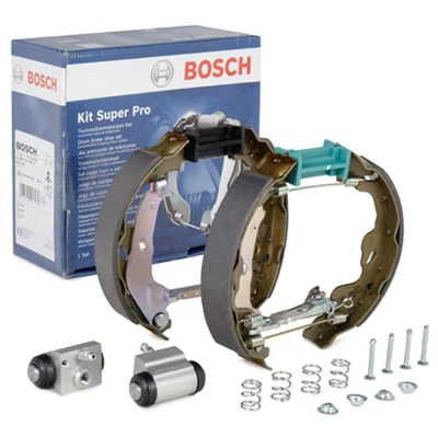 Bilde av BOSCH 0 204 114 190 bremsesett, trommebremse med tilbehør, hjulsylinder brems PEUGEOT: 107 Hatchback, TOYOTA: Aygo, CITROËN: C1 I