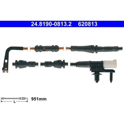 Bilde av ATE 24.8190 0813.2 Bremsebeleggslitasje LAND ROVER: Range Rover Sport, 4