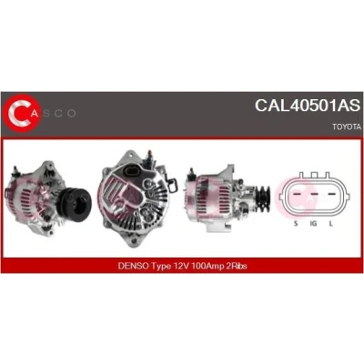 Bilde av CASCO CAL30190AS Dynamo 12V 90A FIAT: 500 Hatchback, Grande Punto Panda II FORD: KA Hatchback