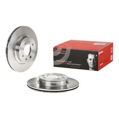 Bilde av BREMBO 09.B594.10 Bremseskiver 256, 256 18 4 innvendig ventilert HYUNDAI: i20 I Hatchback