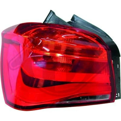 Bilde av DIEDERICHS 1281190 Baklykter høyre P21W, LED uten pæreholder BMW: 1 Hatchback