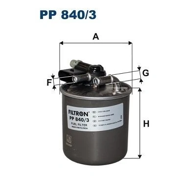Bilde av FILTRON PP 840/3 Drivstoffilter ledningsfilter 8 10 MERCEDES BENZ: E Klasse T modell, C Sedan