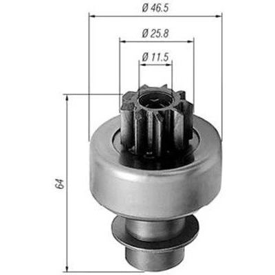 Bilde av MAGNETI MARELLI 940113020242 Lite tannhjul, starter