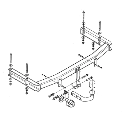 Bilde av Tilhengerfeste, standard, seat exeo, exeo st