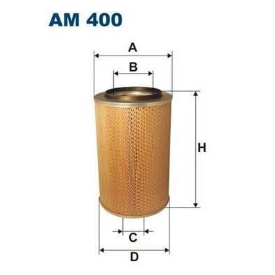 Bilde av FILTRON AM 400 Luftfilter 395 255 Filterinnsats