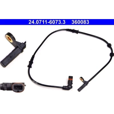 Bilde av ATE 24.0711 6073.3 ABS Sensor 666 MERCEDES BENZ: C Klasse T modell, Sedan