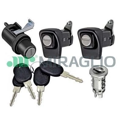Bilde av Lukkesylinder sett, fiat panda, 7654911, 7696108, 7796720