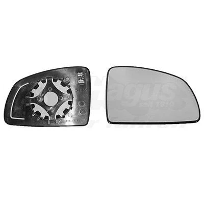 Bilde av VAN WEZEL 3781838 Speilglass høyre OPEL: Meriva A