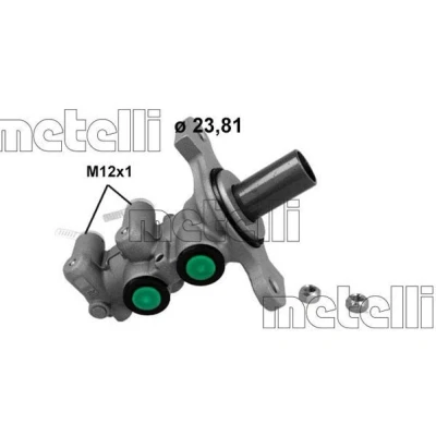 Bilde av METELLI 05 1273 Hovedsylinder 23,81 Aluminium