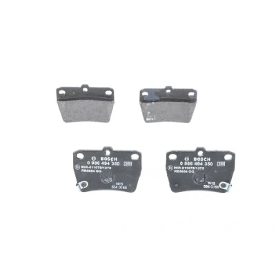 Bilde av BOSCH 0 986 494 350 Bremseklosser Low Metallic med akustisk slitasjevarsel TOYOTA: RAV4 II SUV, I SUV