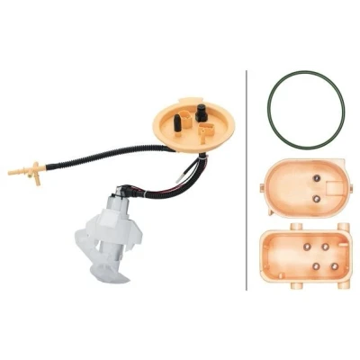 Bilde av HELLA 8TF 358 302 931 Brennstoff leveringsenhet med tetning elektrisk BMW: 5 Touring