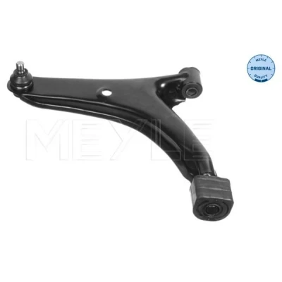 Bilde av MEYLE 33 16 050 0014 Bærebru ORIGINAL Quality med støtte / styreledd, gummifeste nede, framaksel venstre Casterstag stålplate SUBARU: JUSTY 2
