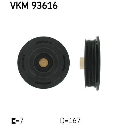 Bilde av SKF VKM 93616 Remskive Veivaksel 147 7 RENAULT: Vel Satis, MASTER 2 Pritsche/Fahrgestell, OPEL: Vivaro A Van