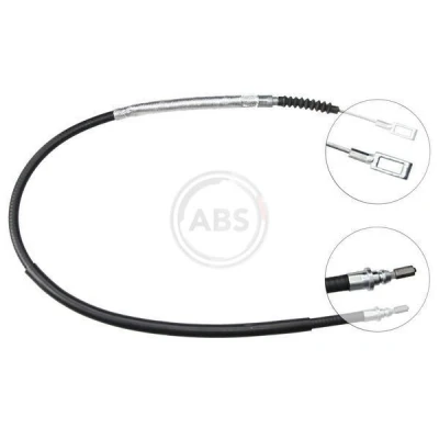 Bilde av Kabel, parkeringsbremse, Bakre venstre, Høyre bak, citroën,fiat,peugeot, 1338691080, 4745.W7, 4745W7